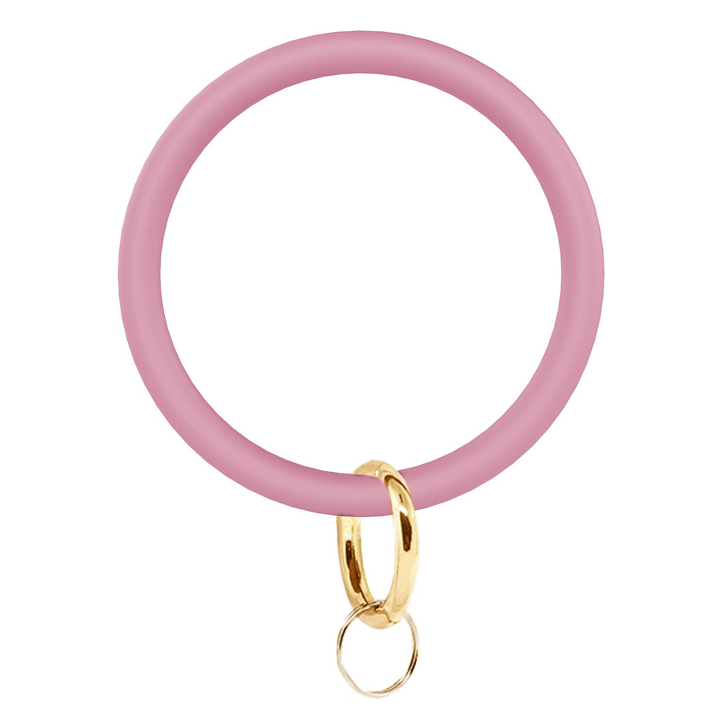 Keychains de pulsera de silicona redonda al por mayor